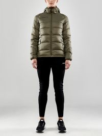 Sportliche Winterjacke Damen Grün